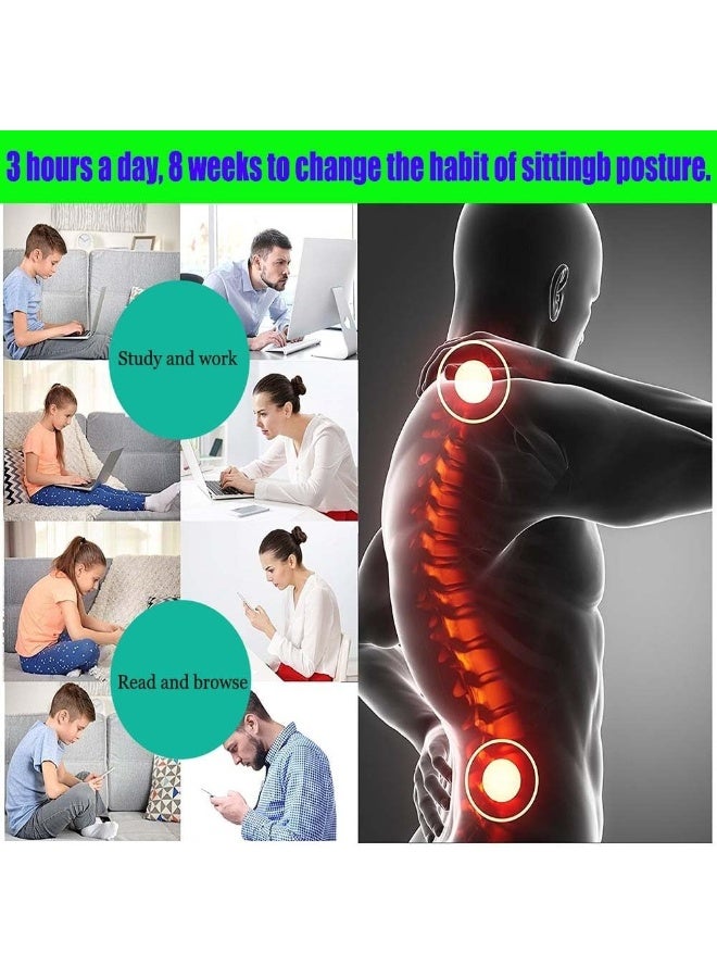 Adjustable posture corrector for men and women, providing upper shoulder and back support, clavicle alignment, and spinal support. Comfortable and breathable. - Image 4